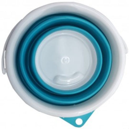 Balde Dobravel Cesto Portátil Sanfonado Silicone 10 Litros